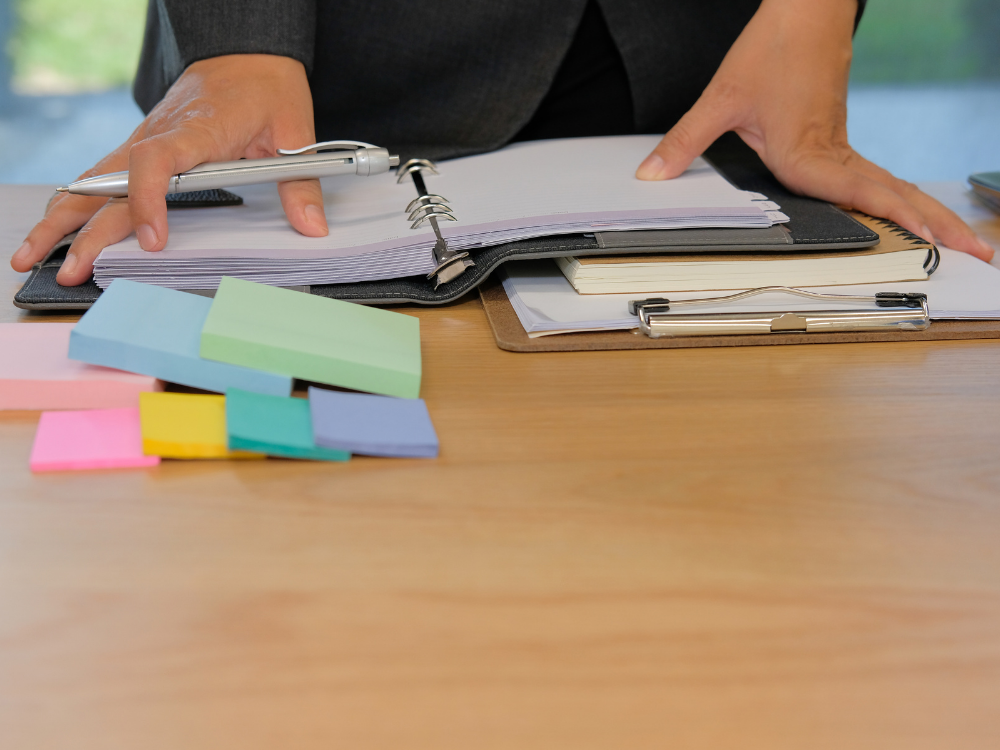 Comece se organizando